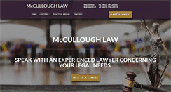 Desktop Screenshot of mcculloughlawfirm.com