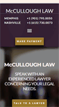 Mobile Screenshot of mcculloughlawfirm.com